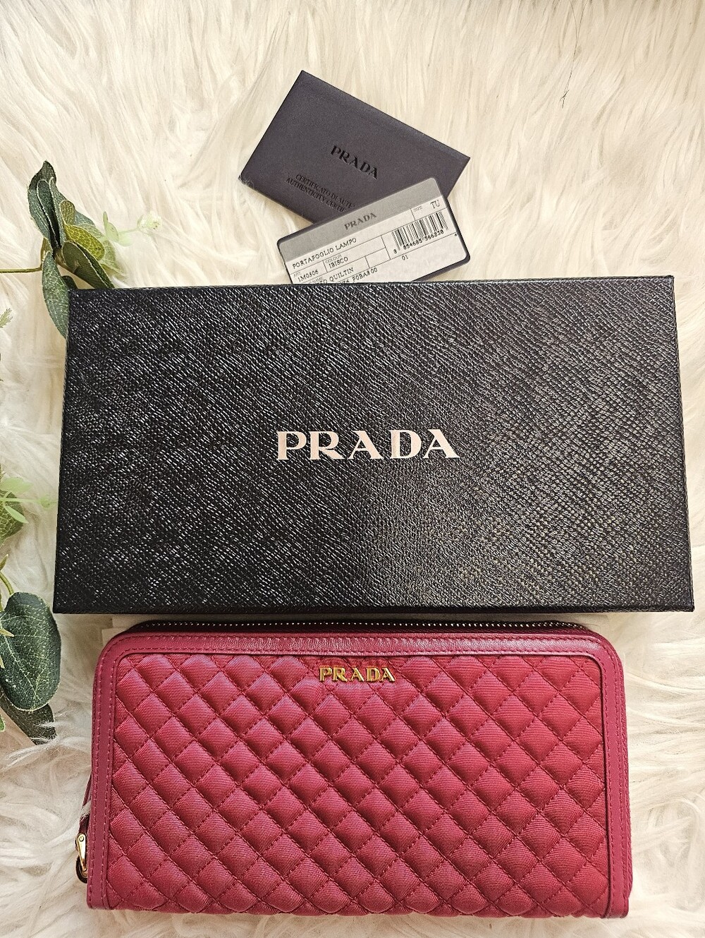 Prada Tessuto Quilted Long Wallet: NWT Full Inclusion